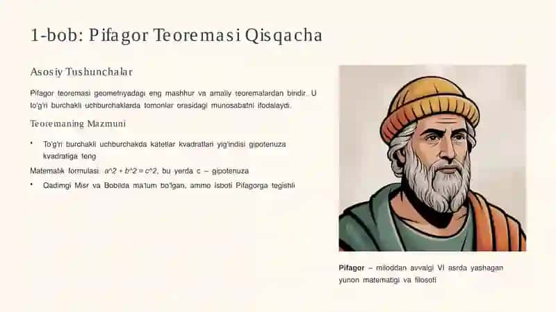 Pifagor teoremasiga teskari teorema 3