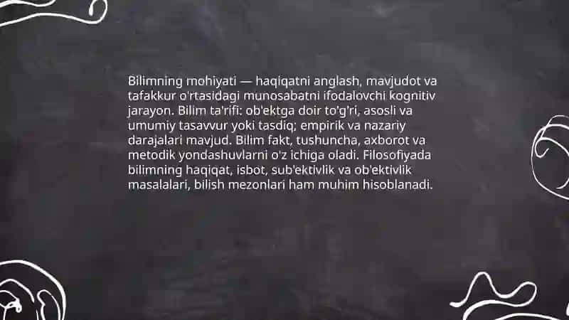 Bilimning falsafiy muammolari 3