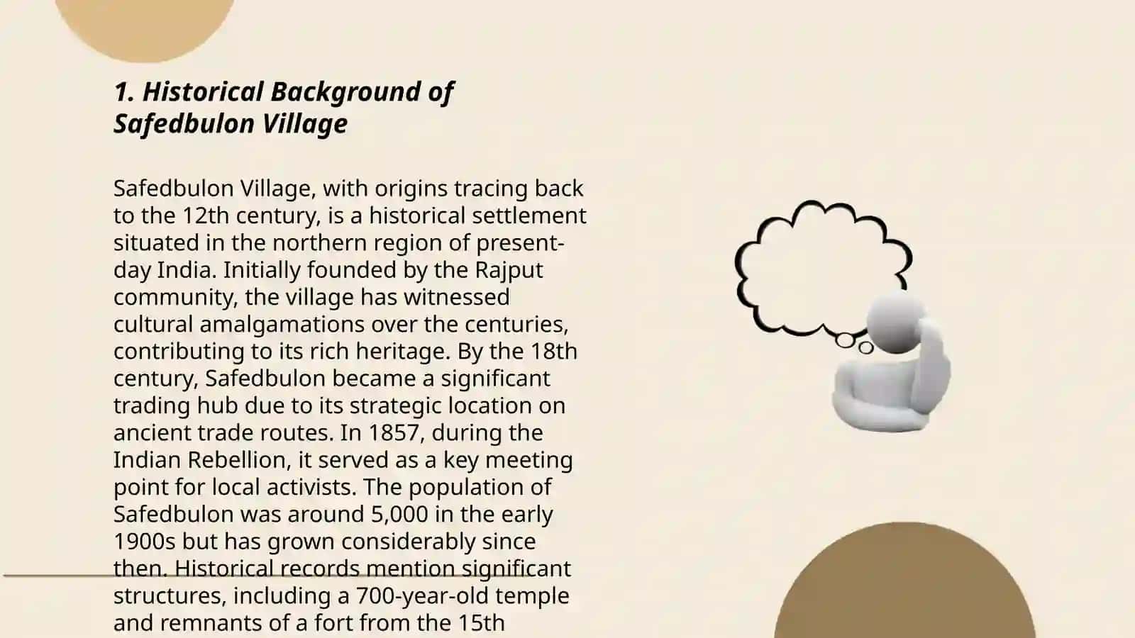 Safedbulon Village: Historical Background and Cultural Significance 3