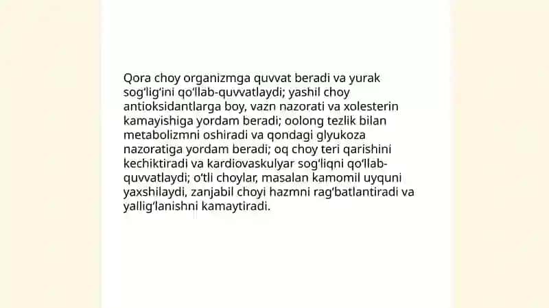 Issiq va yaxna ichimliklar 3