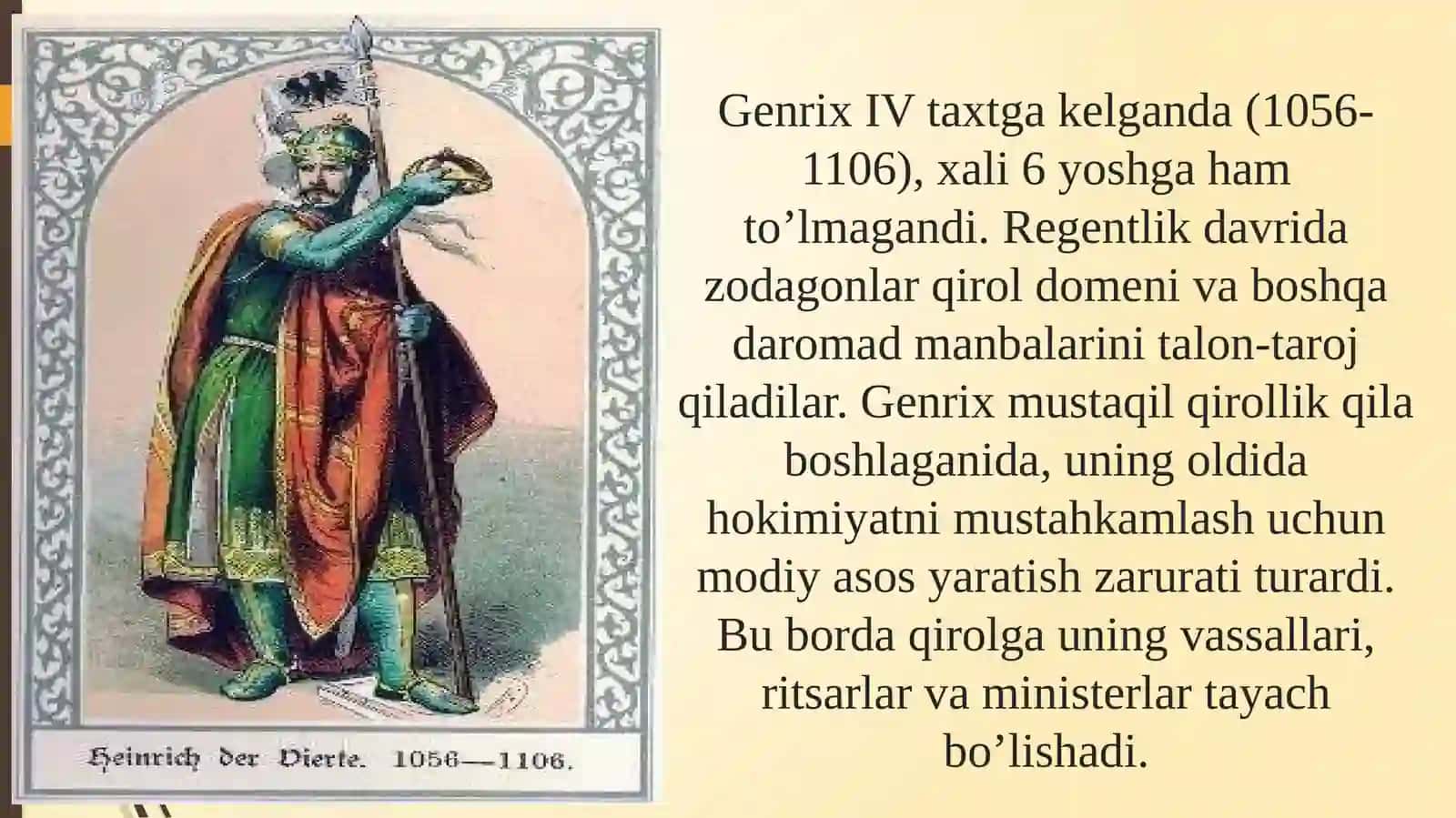 Rivojlangan o’rta asrlarda Muqaddas Rim imperiyasi 3