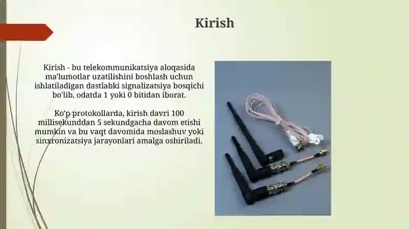 Simli aloqa vositalari 3