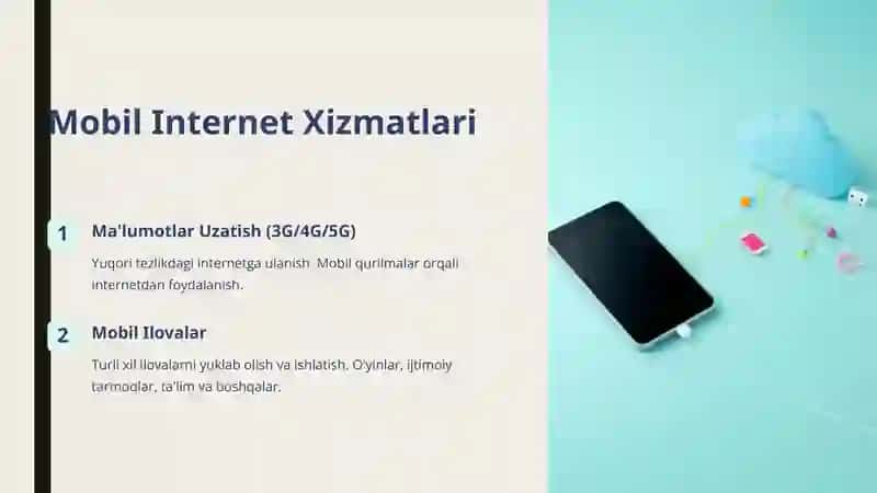 Mobil Tarmoq Xizmatlari: To'liq Qo'llanma 3