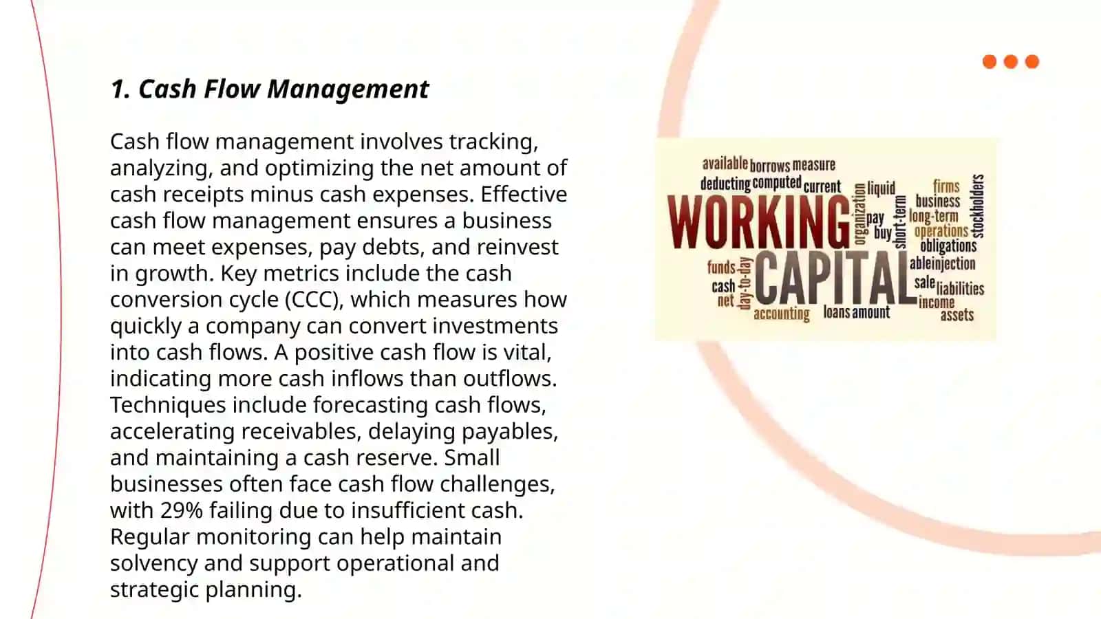 Trends in working capital 3