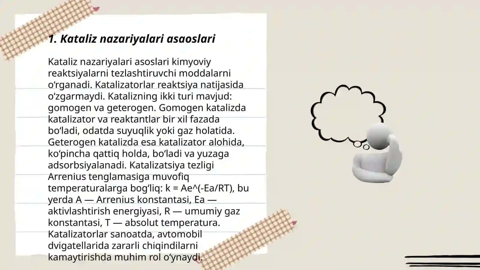 Kataliz nazariyalari.fermentativ kataliz 3