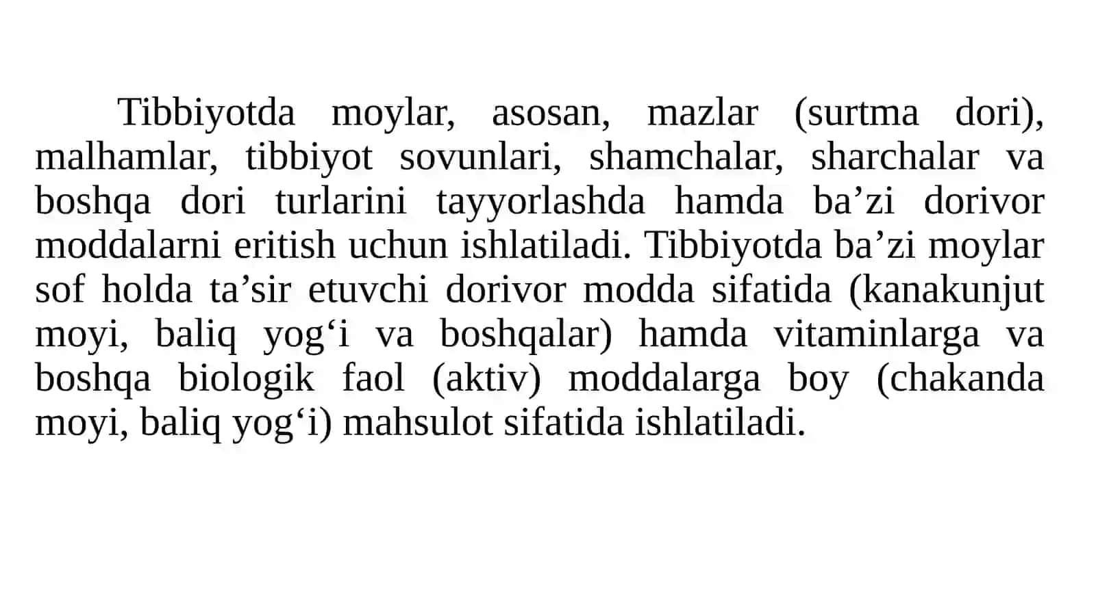 Moyli o’simliklarning shifobaxshlik xususiyatlari 3