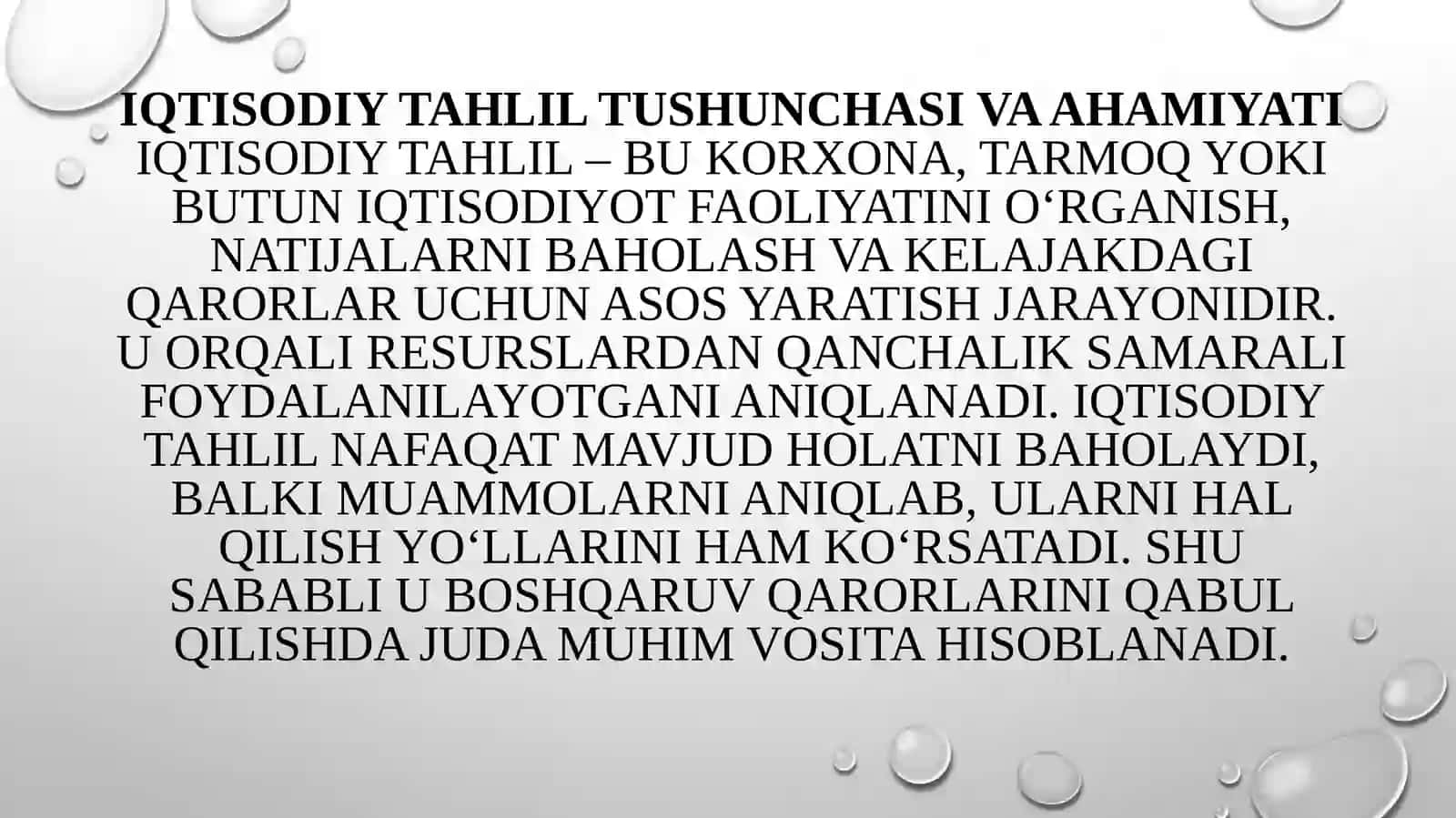 Iqtisodiy tahlilning metodi va usullari 3
