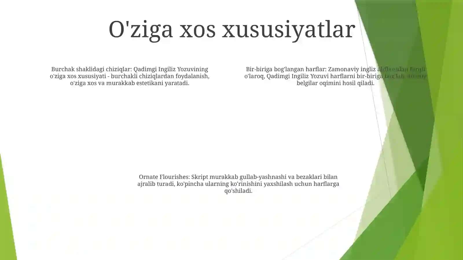 Qadimgi Ingiliz Yozuvi 3