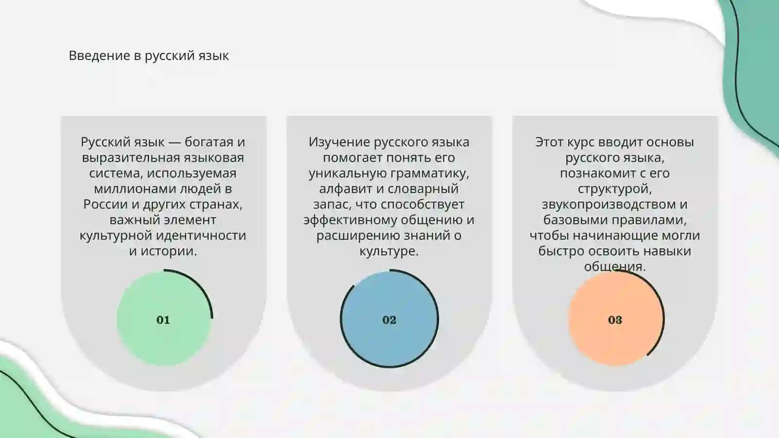 Русский язык 3