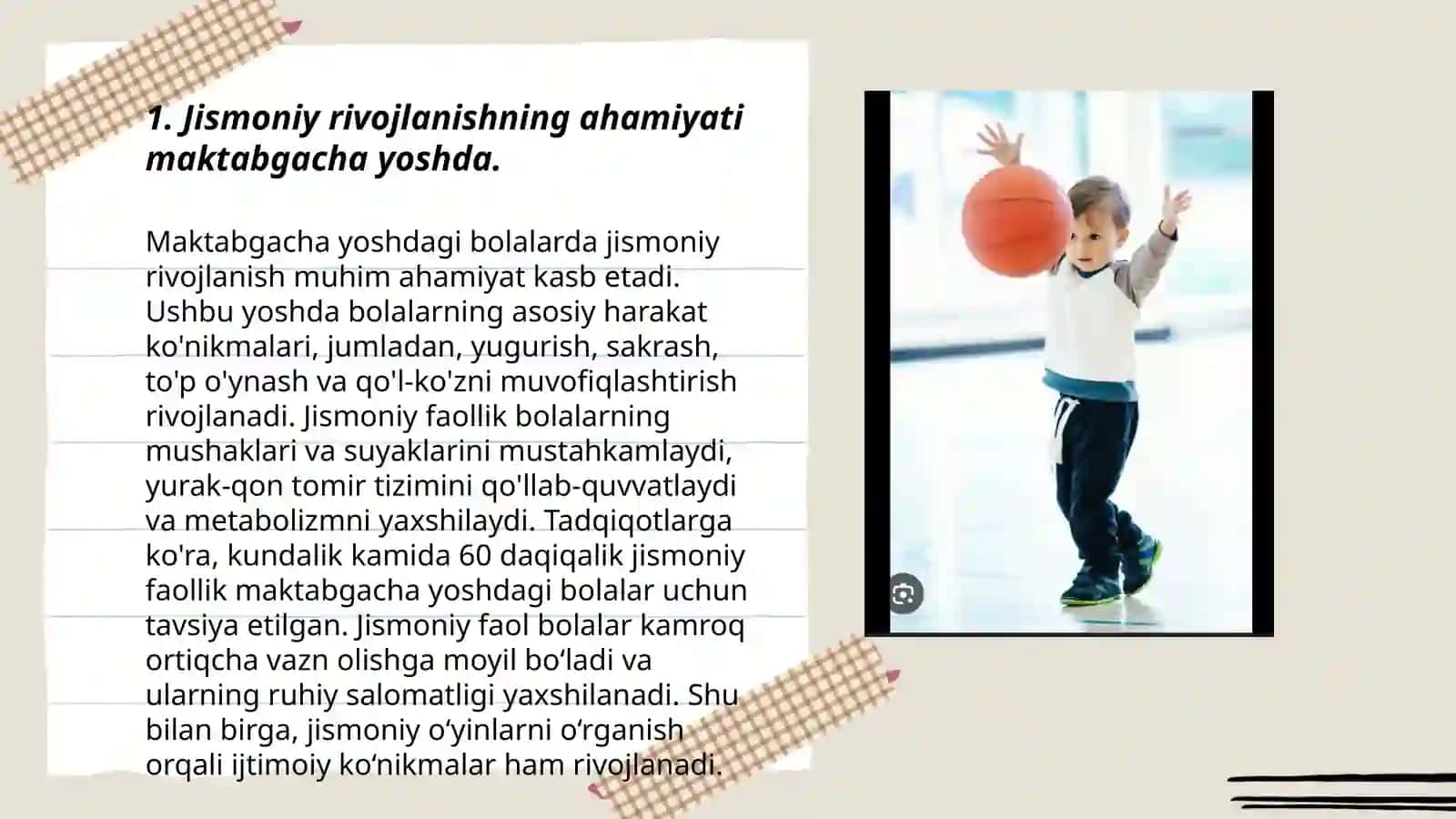 Maktabgacha yoshdagi bolalar jismoniy rivojlanishi ustida tibbiy pedagogik nazoratni olib borish 3