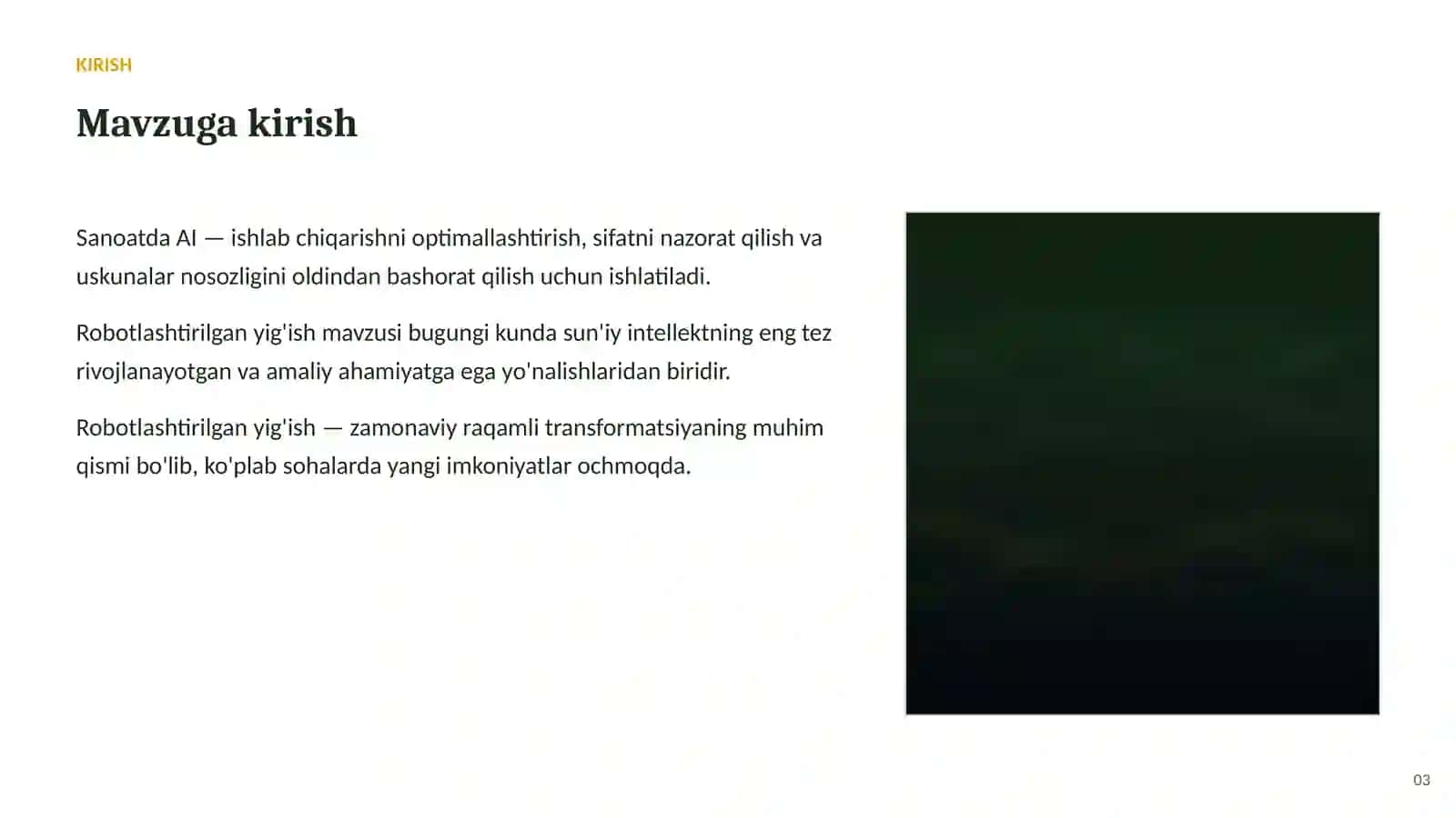 Robotlashtirilgan yig'ish: asoslari va qo'llanilishi 3