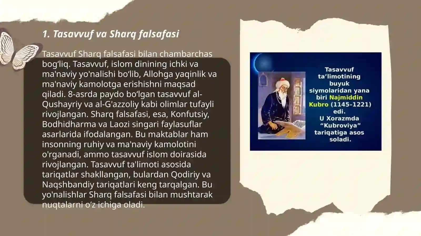 Tasavvuf ta'limitining sharq madaniyatiga ta'siri 3