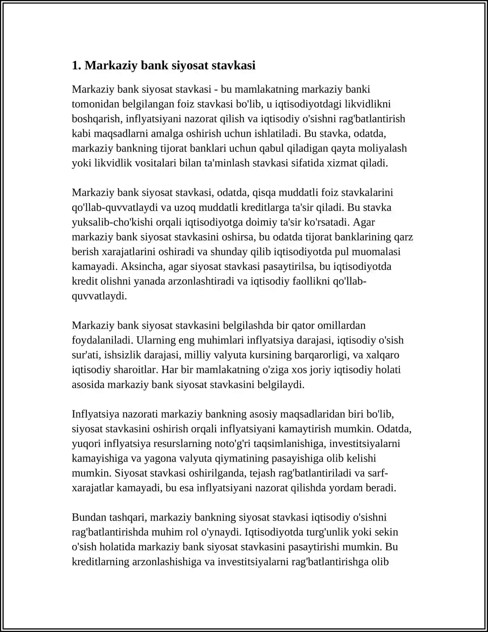 MOLIYAVIY BOZOR STAVKALARI 3