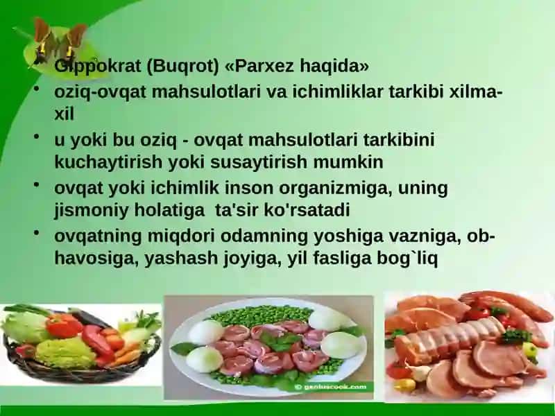 Ovqatlanishning buzuilishi 3