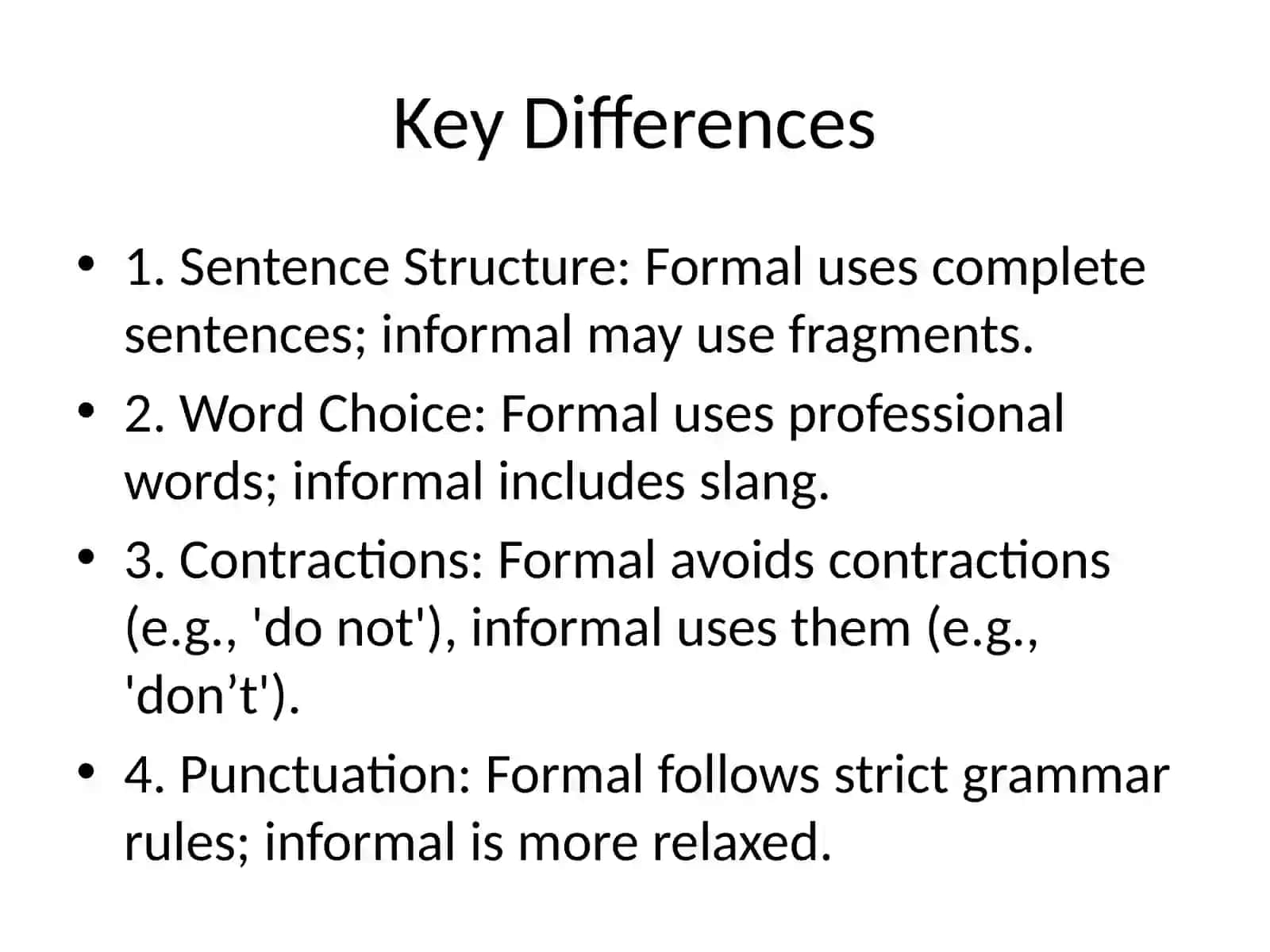 Formal vs Informal Language 3
