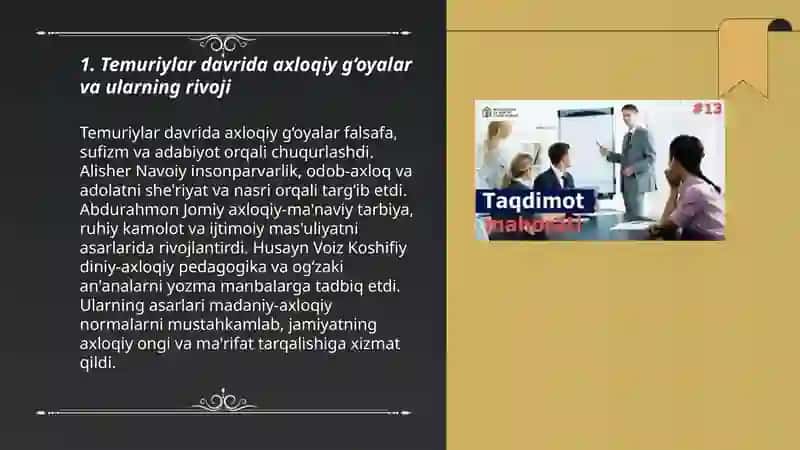 Temuriylar davrida Alisher Navoiy va Abdurahmon Jomiy 3