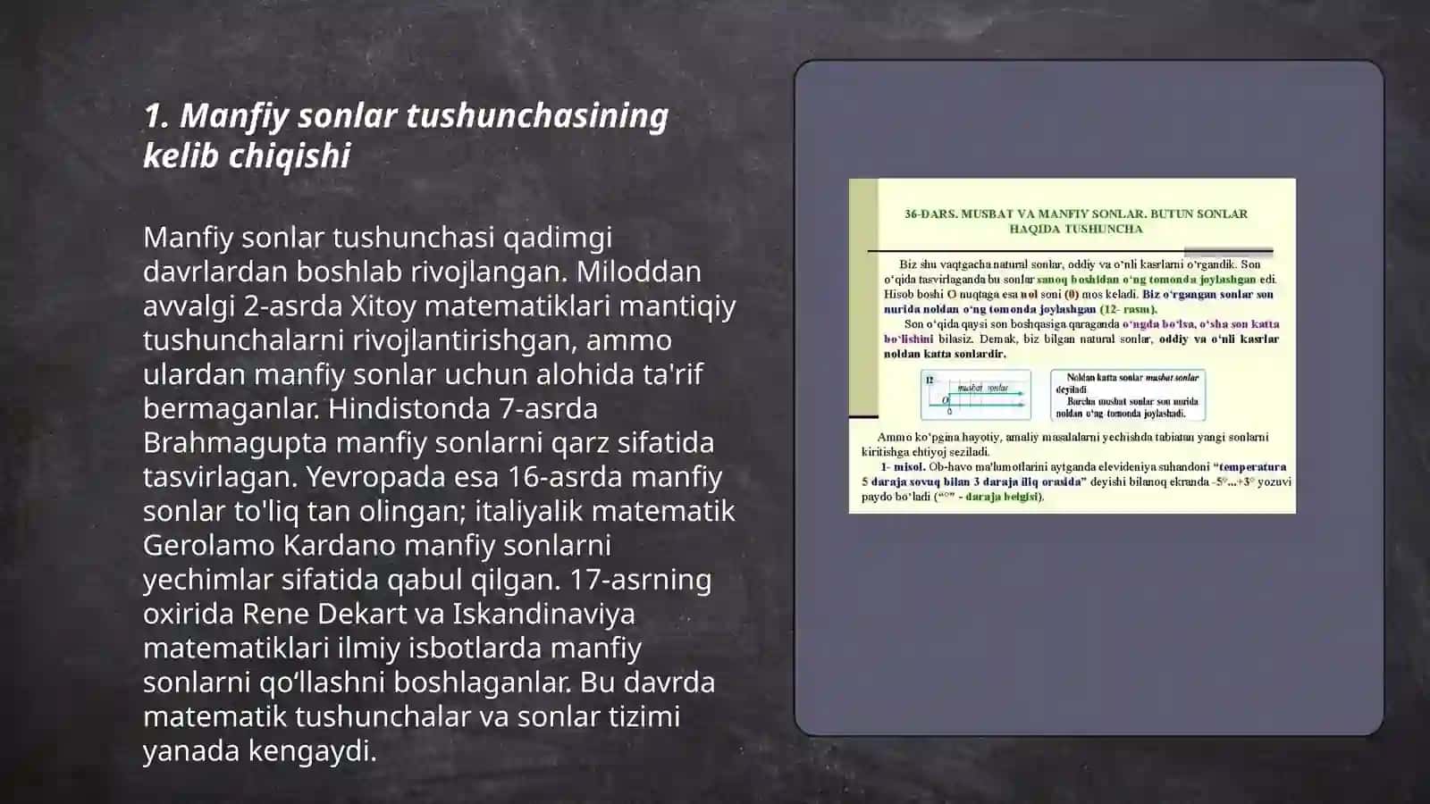 Hindiston matematikasida manfiy sonlar 3