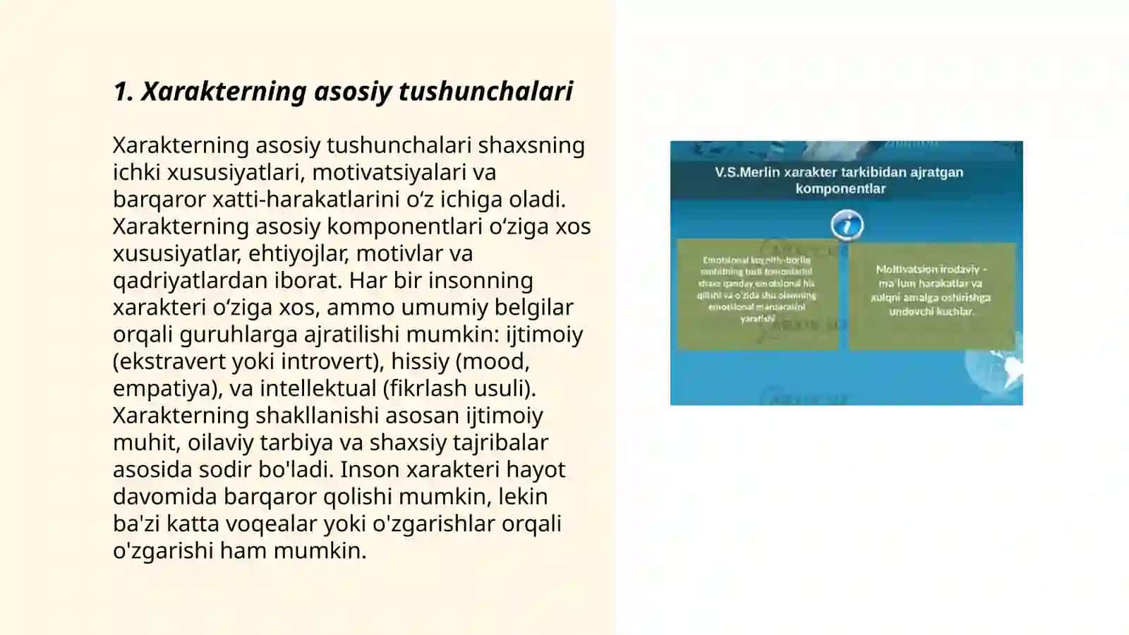 Xarakter haqida tushuncha 3