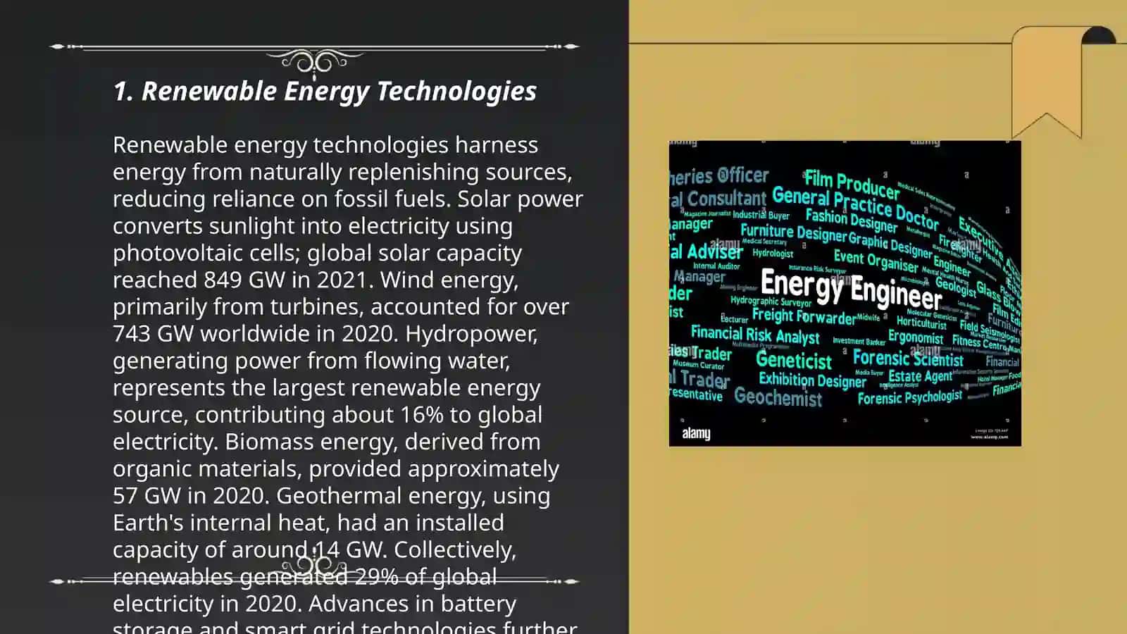 Plan "Renewable Energy Technologies" 3