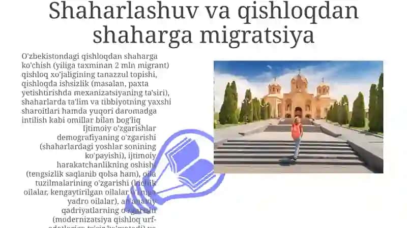 Shaharlashuv va Migratsiya 3