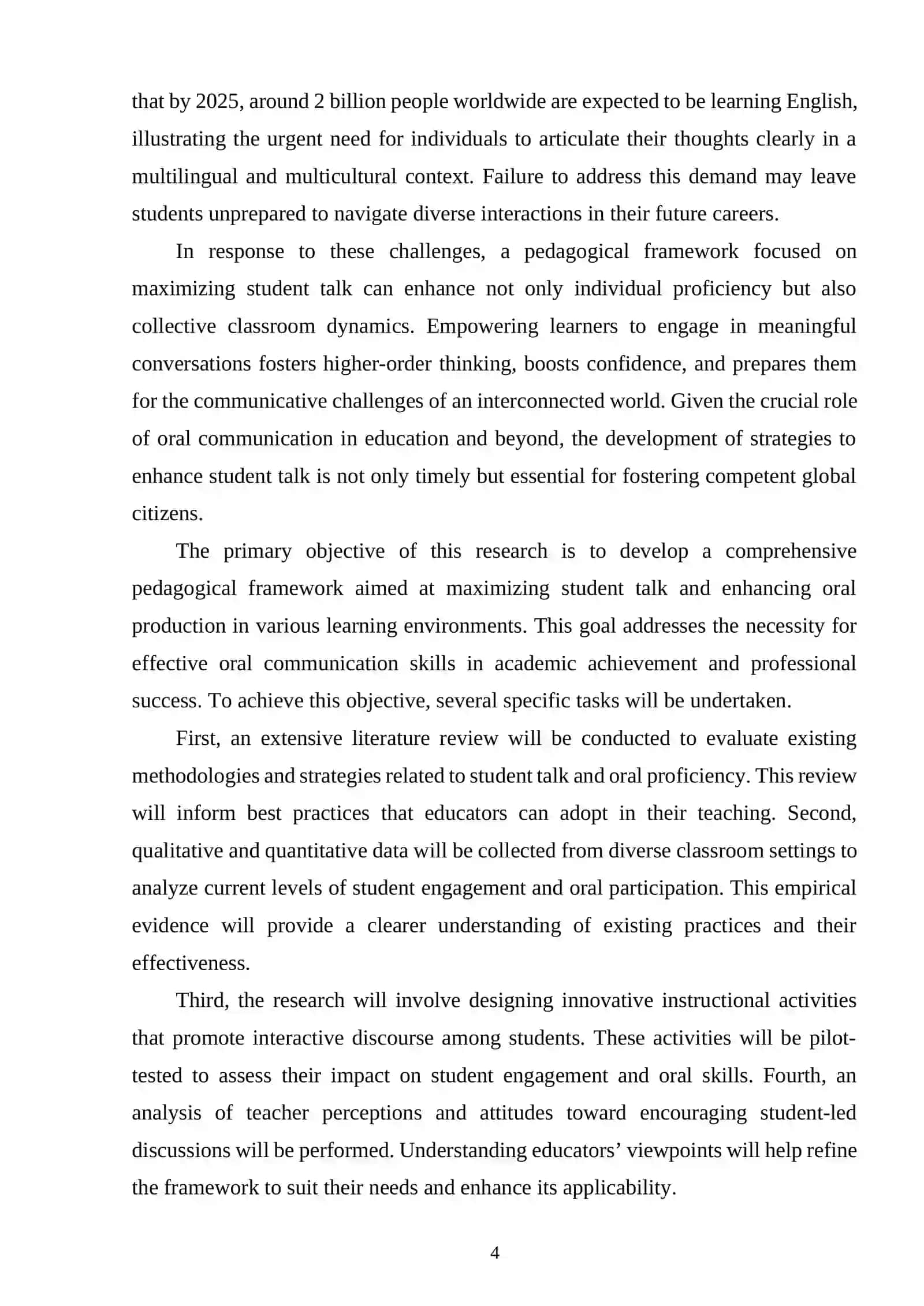 A Pedagogical Framework for Maximazing Student Talk and Enhancing Oral Production 3