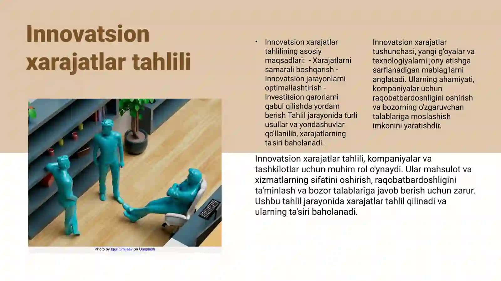 Innovatsion xarajatlarning tarkibi va tuzilmasi 3