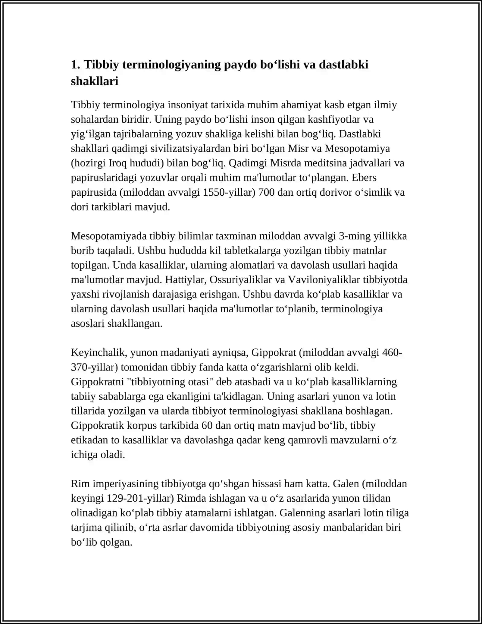 TIBBIY TERMINOLOGIYA TARIXI 3