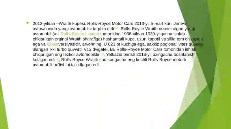 Rolls-Royce Motor Cars 3