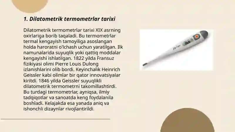 Dilatometrik termometrlar 3
