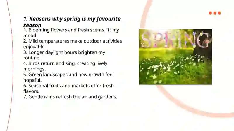 My favourite season spring 3