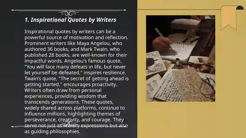 Inspirational Quotes by Writers 3