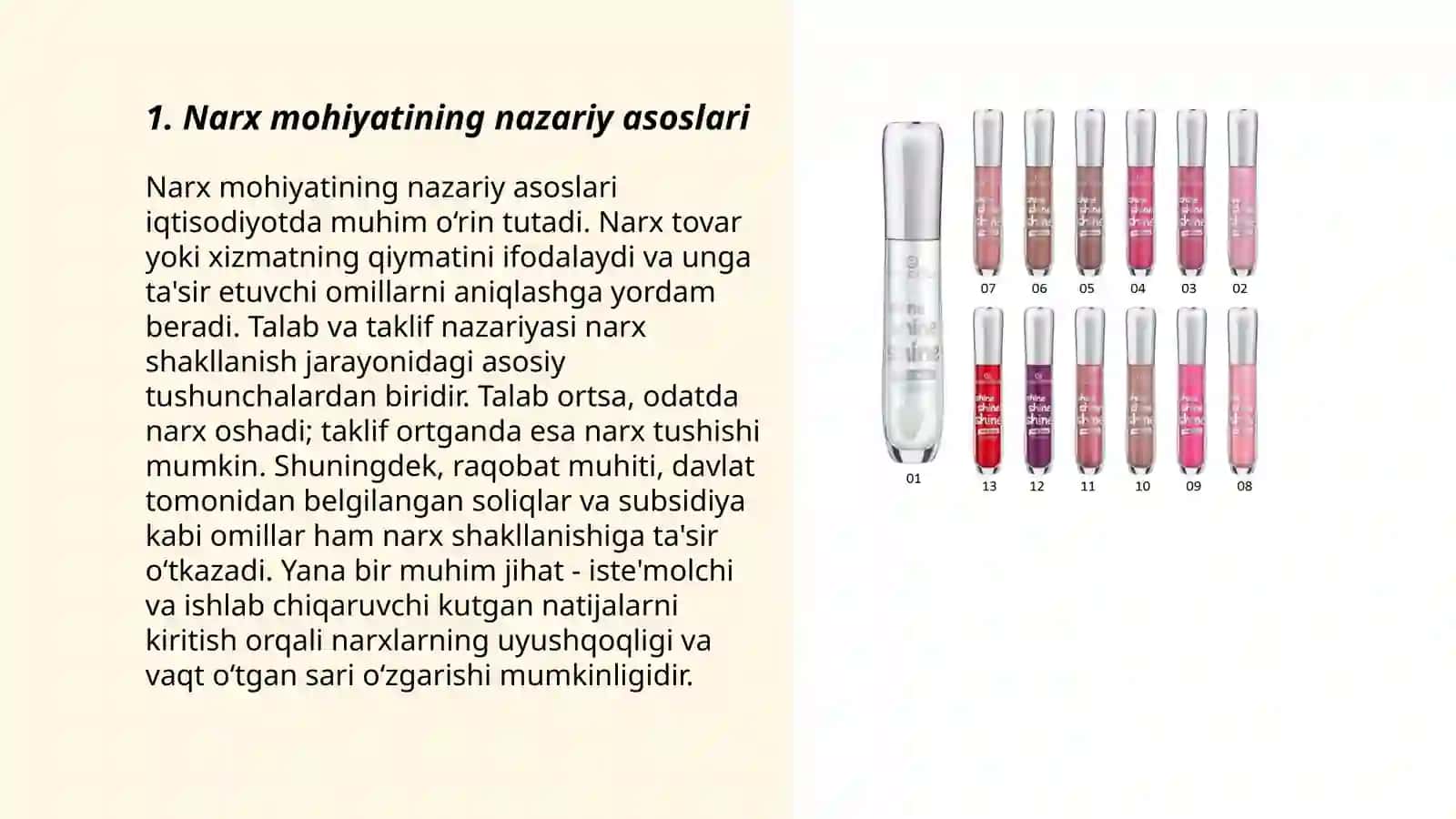 Narx mohiyati va shaklari 3