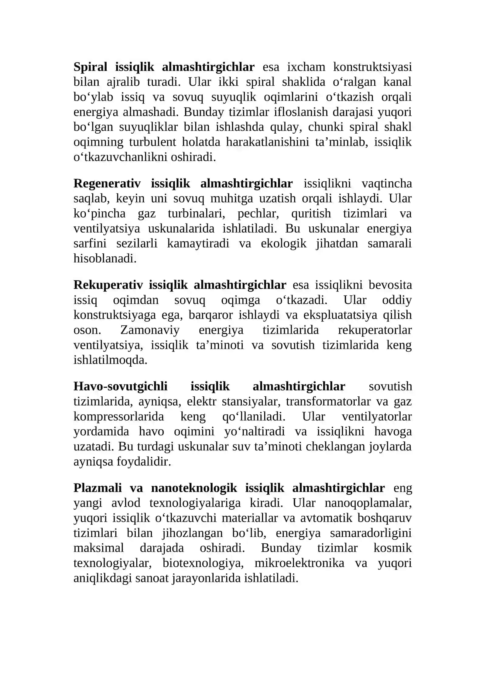 Zamonaviy issiqlik almashinuv uskunalari 3