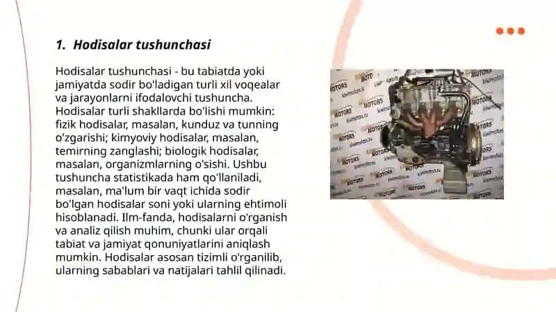 Hodisalar tushunchasi 3