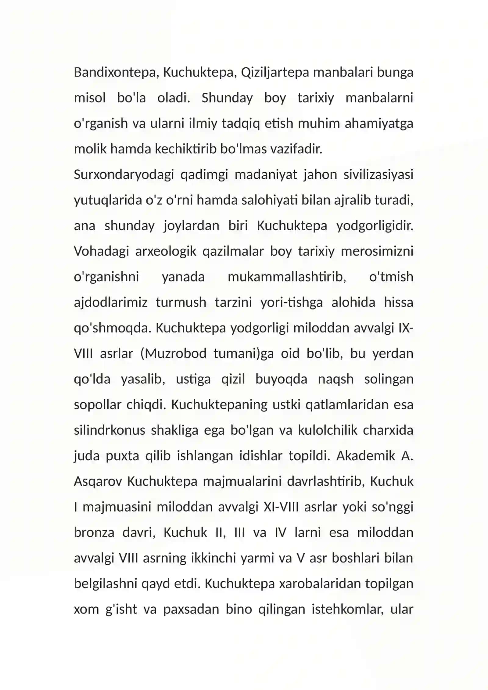Kuchuktepa madaniyati 3