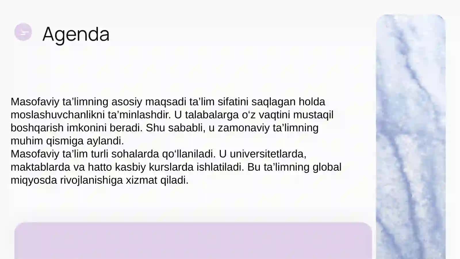 MASOFAVIY TA`LIM 3