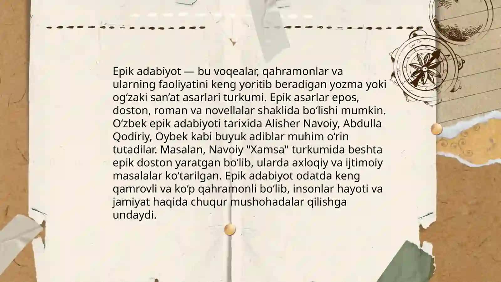 Epik adabiyot 3