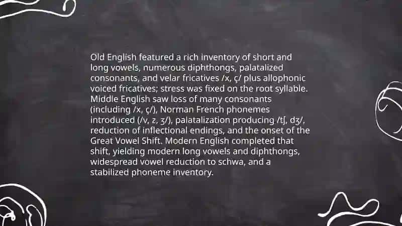 Comparing the periods of English 3