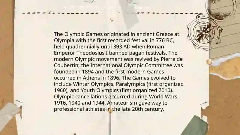 Tarixiy Olimpiya O'yinlari (The Olympic Games) 3