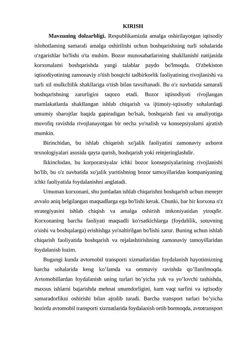 Avtomobil transporti korxonalari iqtisodiyoti 3