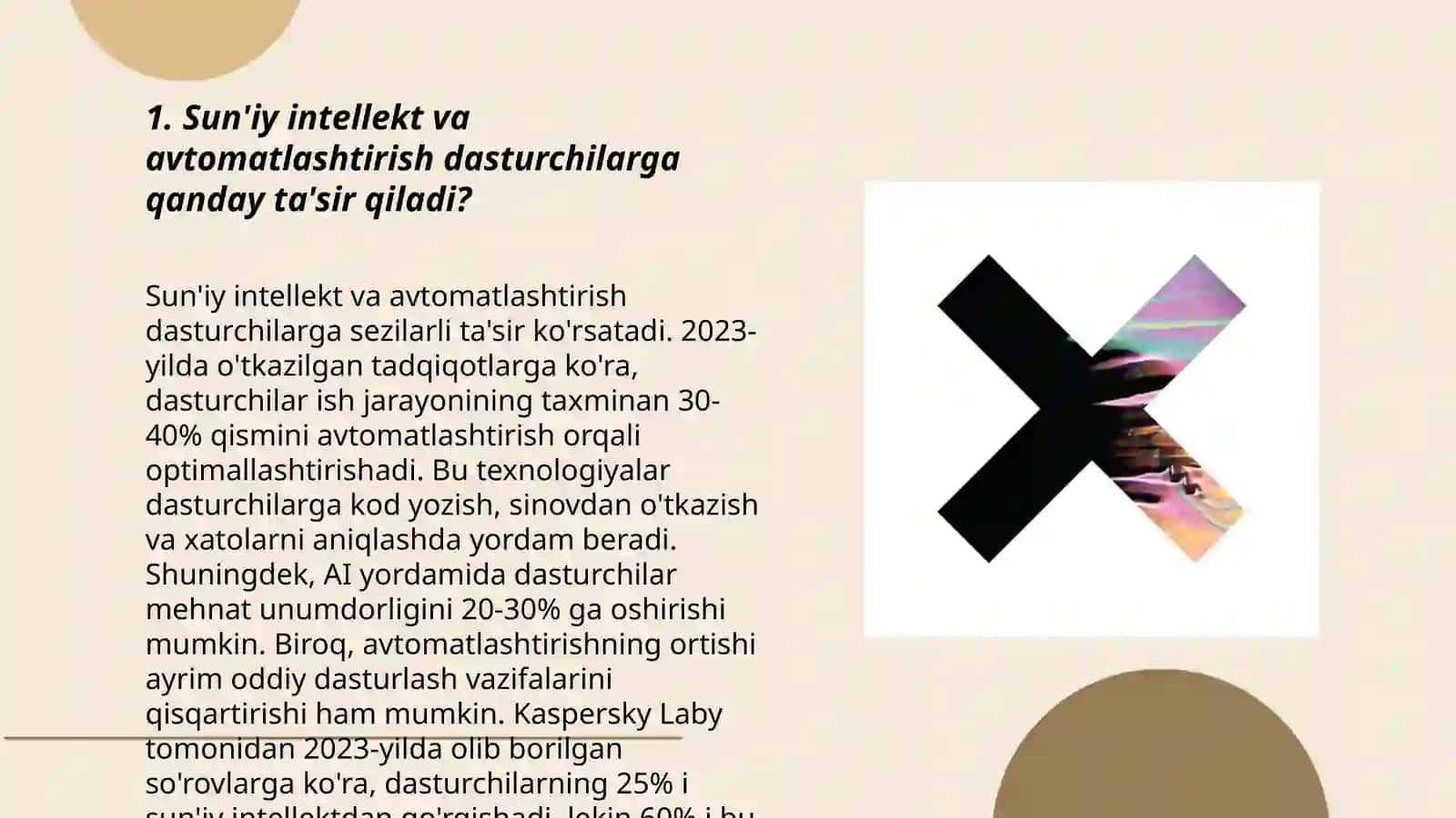 Sun'iy intelekt dasturchilar ishini olib qo'yadimi 3