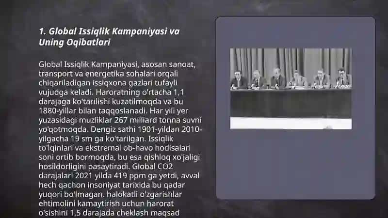 Global Issiqlik Kampaniyasi va Uning Oqibatlari 3