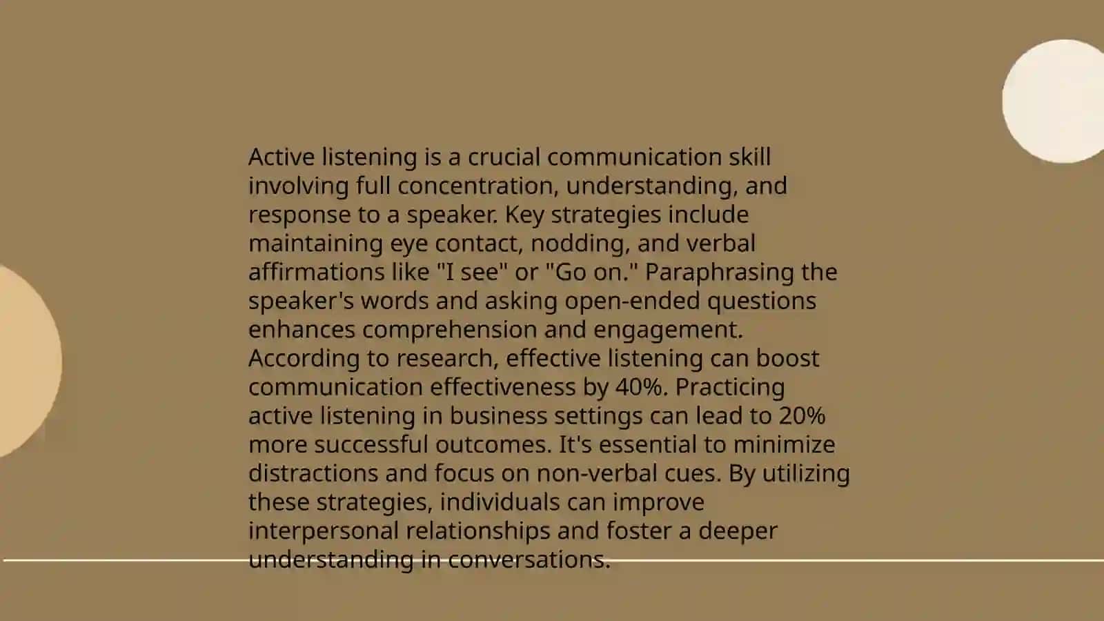 Integration of the language skills: Listening 3