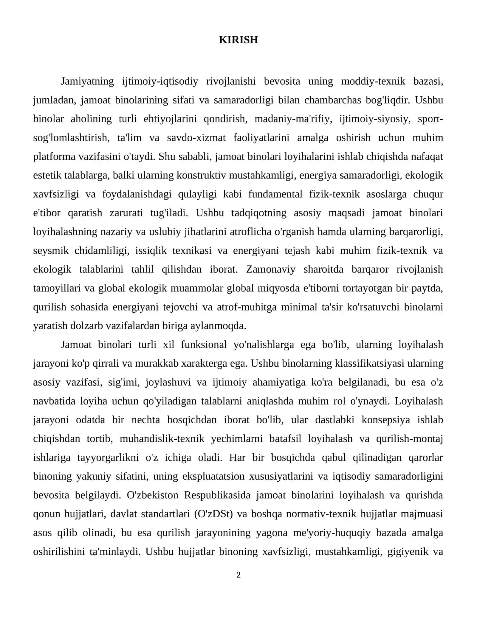 Jamoat binolari loyihalashning fizik texnik asoslari 3