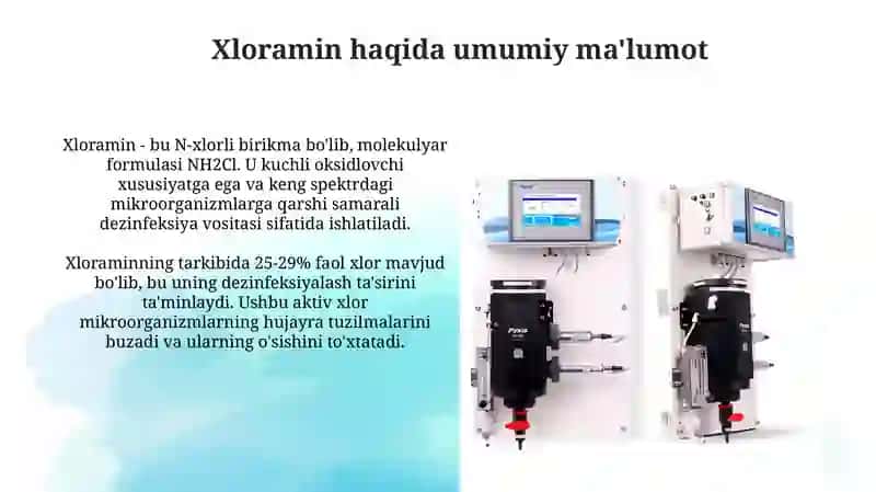 Xloramin eritmasi 0.5% 3
