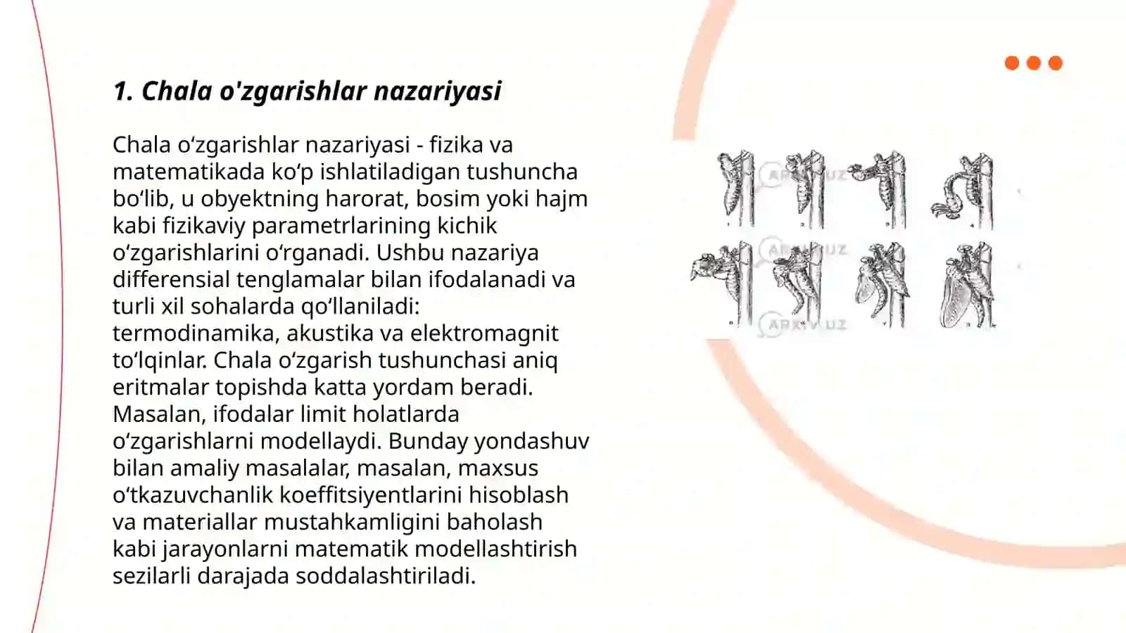Chala o‘zgarishlar nazariyasi 3
