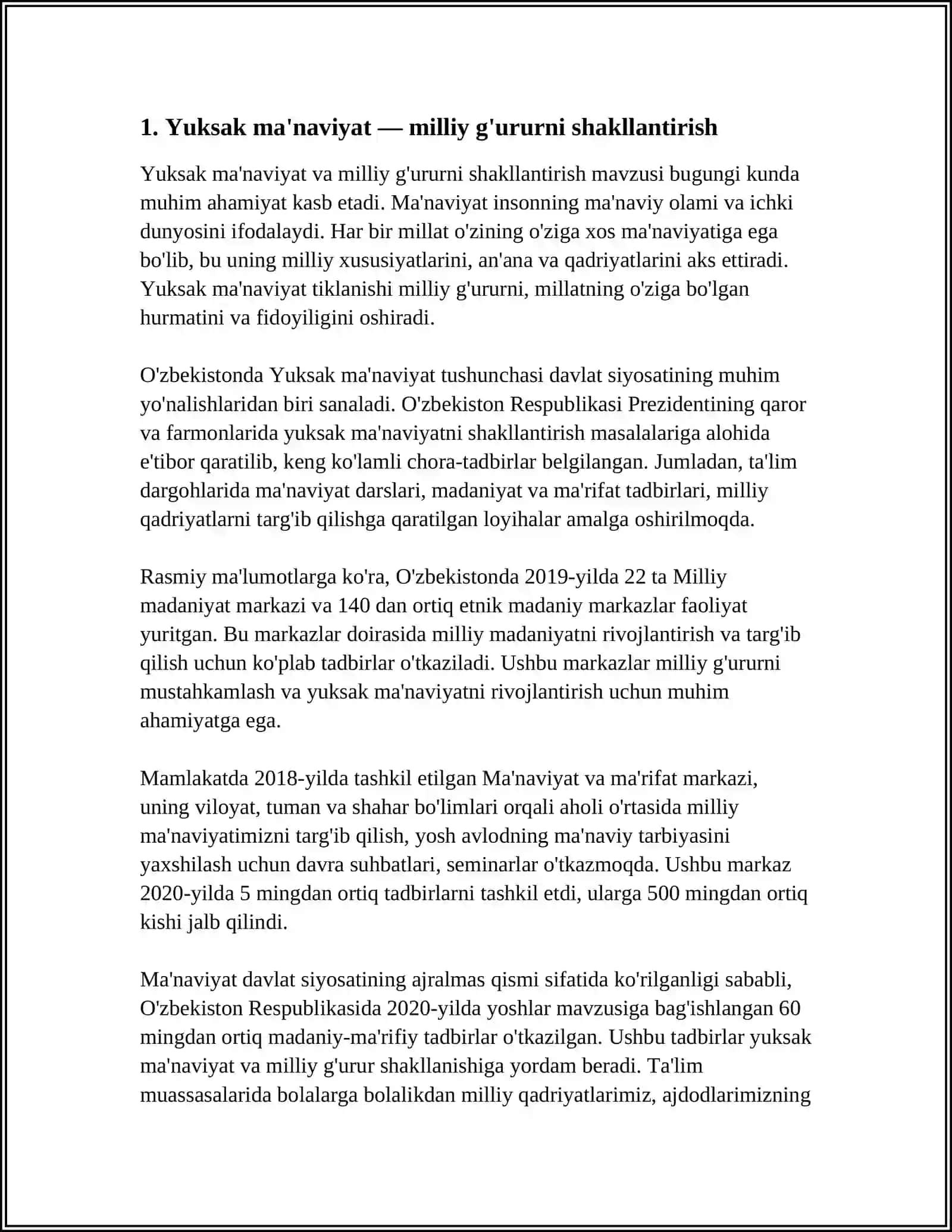 YUKSAK MA'NAVIYAT, YENGILMAS KUCH 3