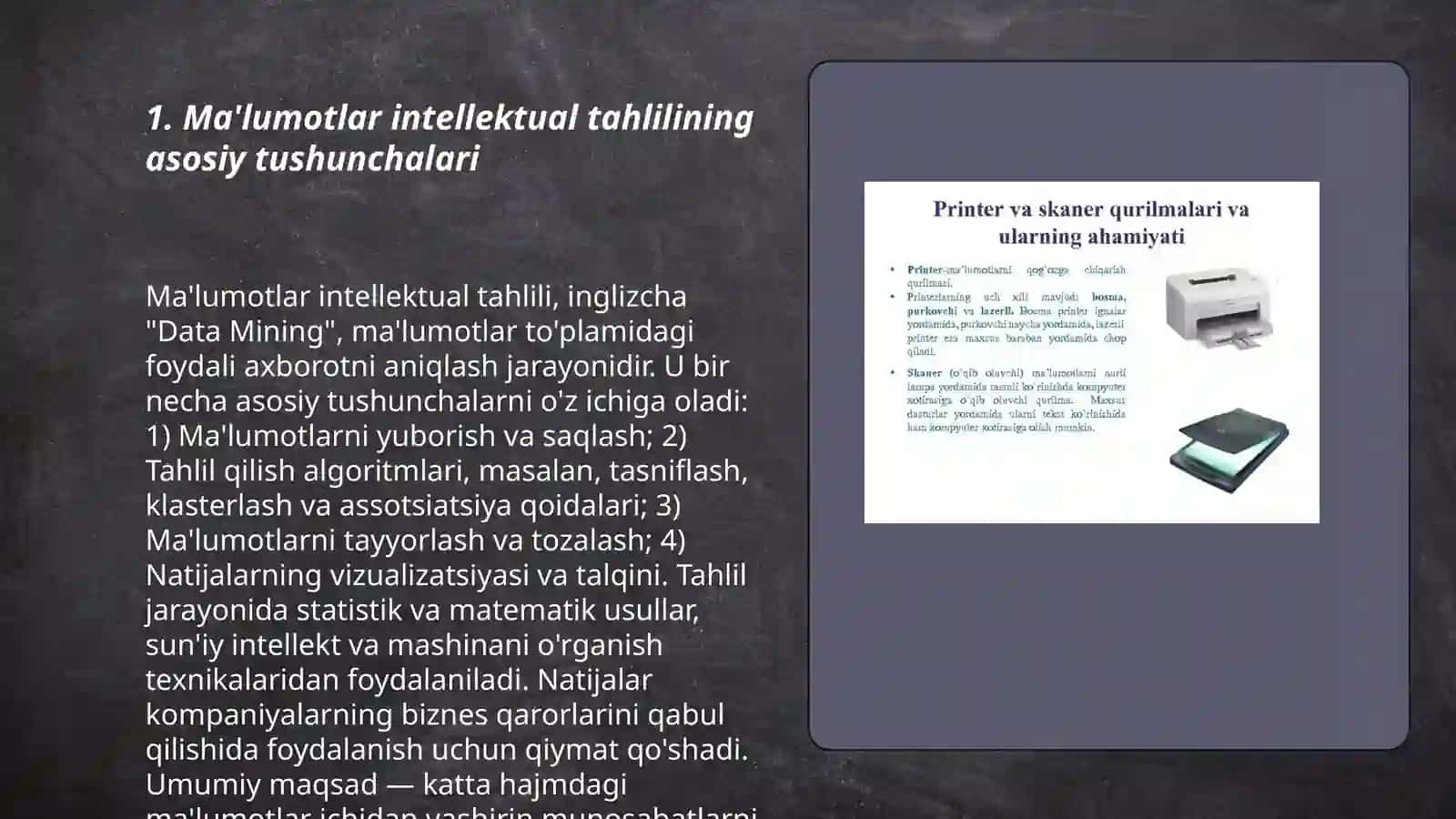 Ma'lumotlar intellektual tahlilining ahamyati 3