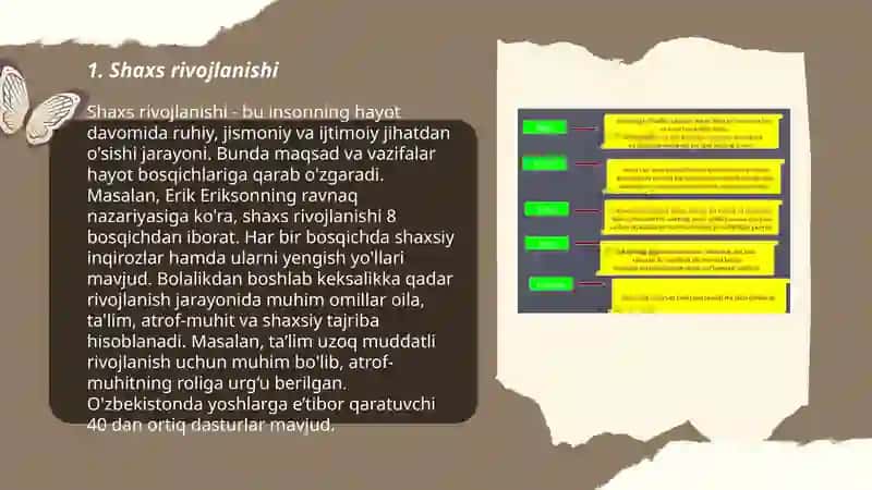 Shaxs rivojlanishi 3