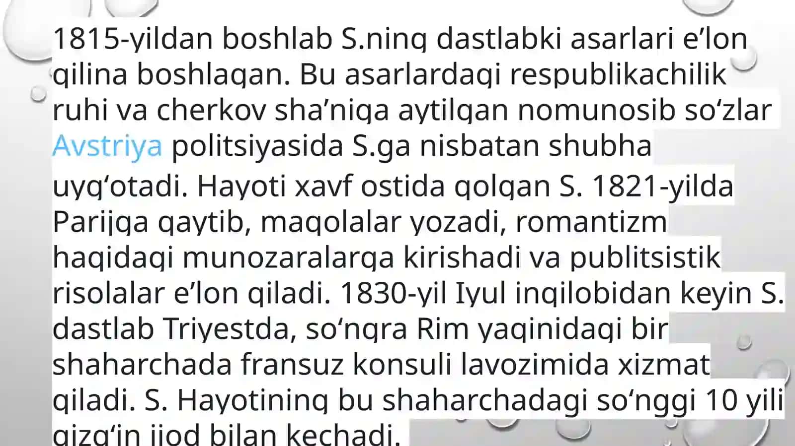 Stendalhayoti va ijodi 3